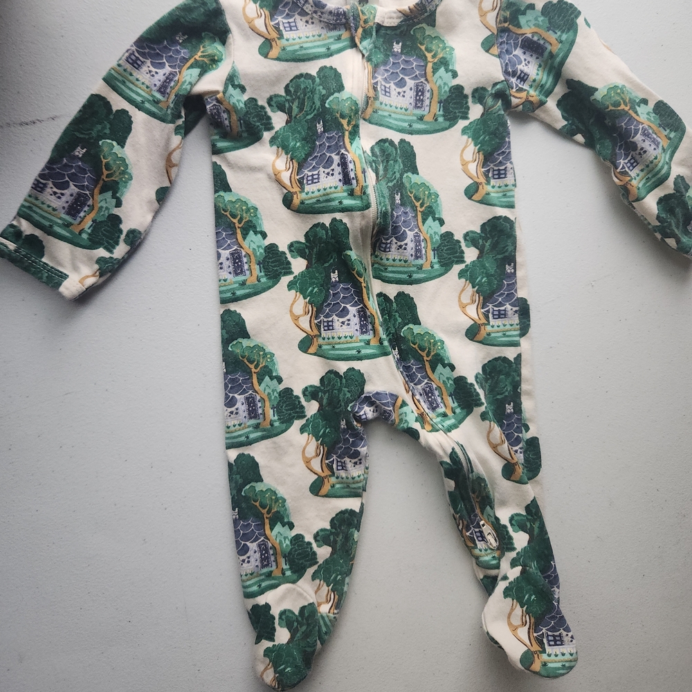 kate quinn Forest Print Kids Footie